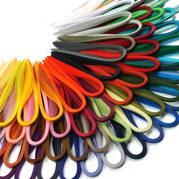 JUYA Papier Quilling Sets von Tant 72 Farben und 72 Packungen, Papierbreite: 1,5mm 72 Farben Breite