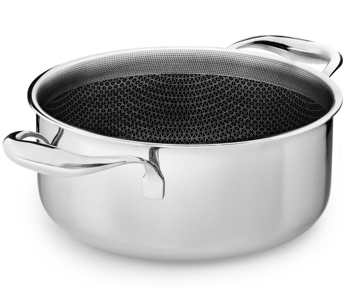 Kochtopf 20 cm, 2.8 l | Beschichteter Topf Induktion | Für Alle Herdarten | Kratzfeste Antihaft-Ober