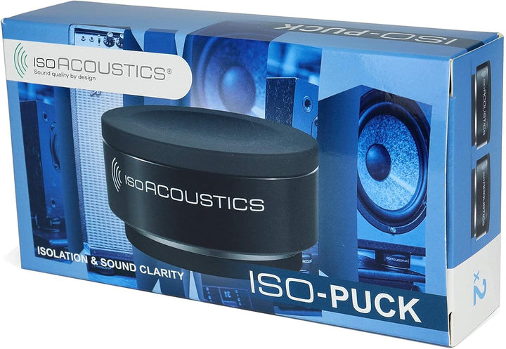 IsoAcoustics Iso-Puck-Serie mit akustischen Isolatoren Iso-Puck, 9 kg max./Stück, 2 Stk. Iso-Puck, 2