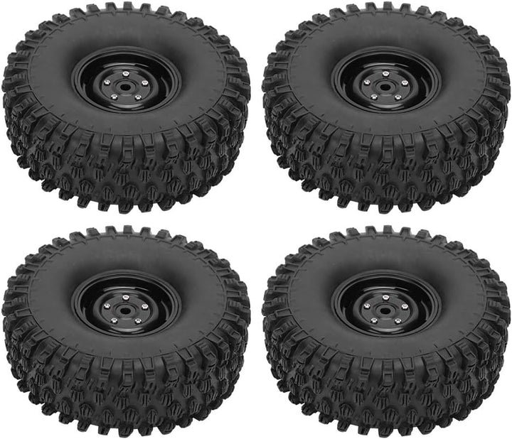 4 Stück 1.9-Zoll-Felgengummi-Reifenhaut,1/10 RC-Reifen, aufblasbare Reifen-Upgrade-Ersatzteile Remot