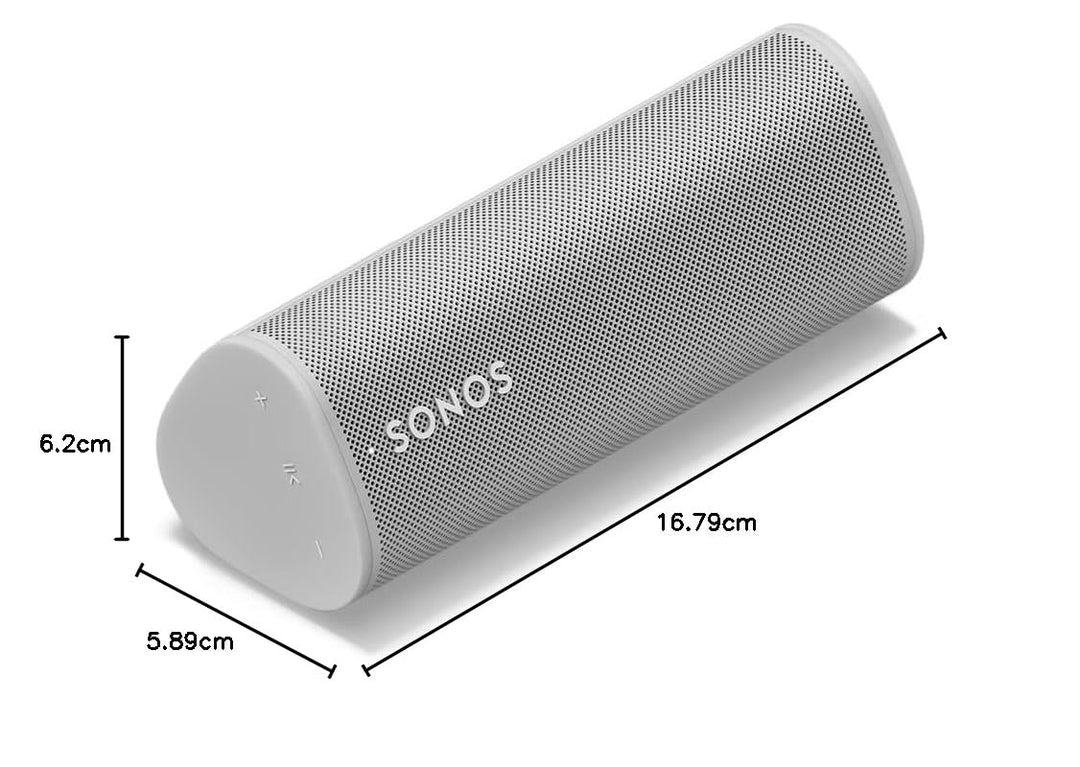 Sonos Roam SL (Weiss). Kompakte Grösse und hochwertiger Sound für zuhause und unterwegs mit diesem l