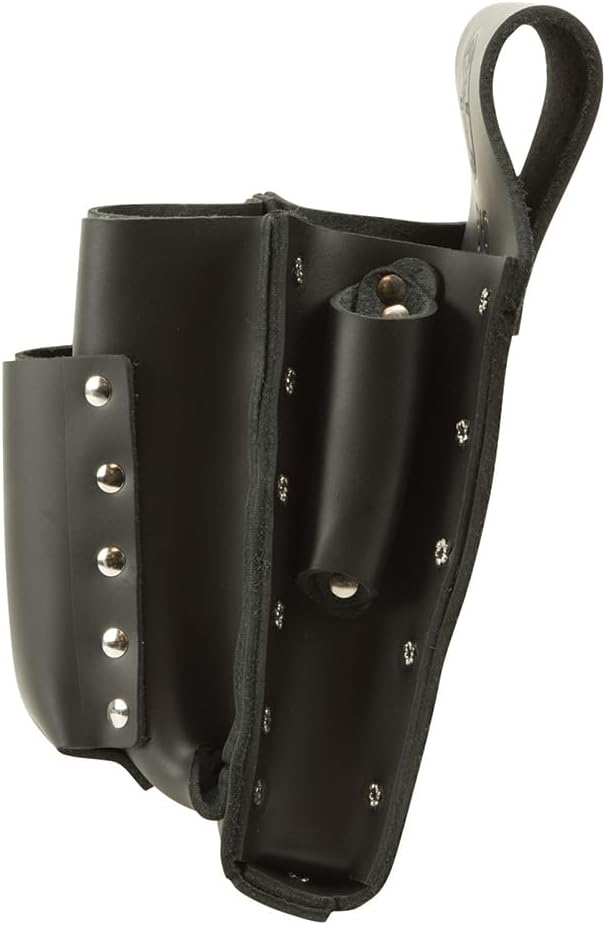 Klein Tools 5164T Werkzeugtasche, Tunnelschlaufe, 8 Taschen 8-Pocket Leder/Schlaufe, 8-Pocket Leder/
