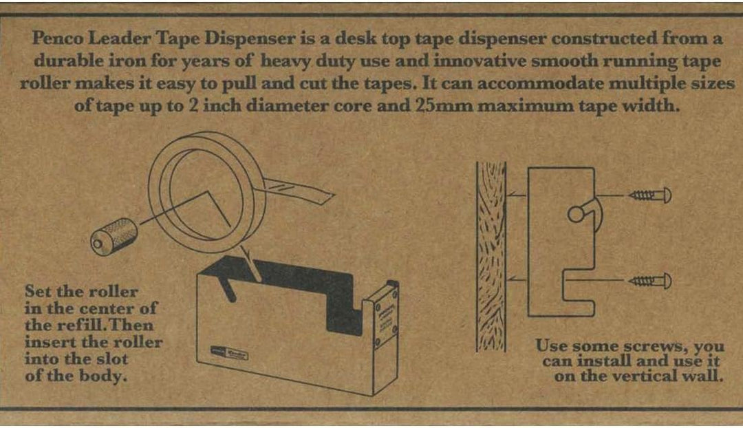 HIGHTIDE Penco Tape Dispenser: 0.98 in. breite (Elfenbein)