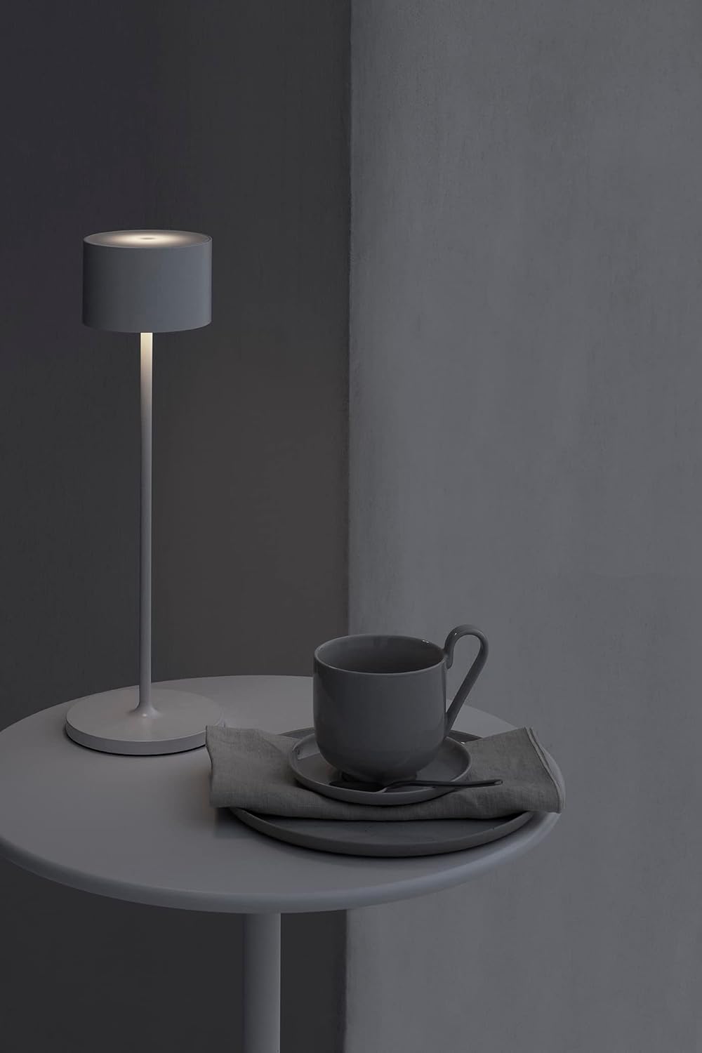 Blomus Beistelltisch-62016 Garten Beistelltisch, Warm Gray, 40 cm, Warm Gray