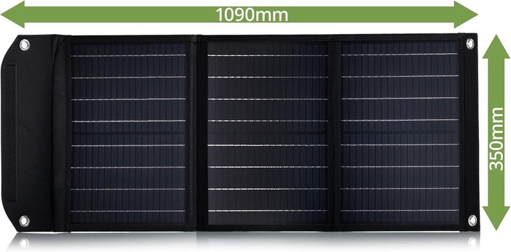 Bresser Solar Ladegerät 40W mit 1x DC- und 3x USB-A-Anschlüssen inkl. USB-A-Buchse mit QC3.0 zur Sch