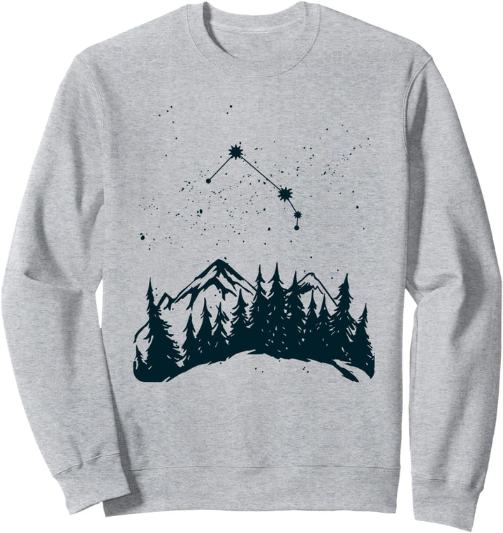 Sternzeichen Widder Sternbild Hobby Astronomen Sweatshirt