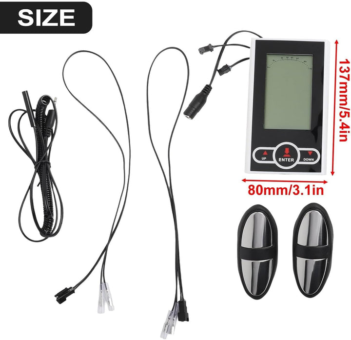 Heimtrainer Monitor Tacho, Heimtrainer Tacho Display, Heimtrainer Computer 5,4 x 3,1 Zoll Display Bi