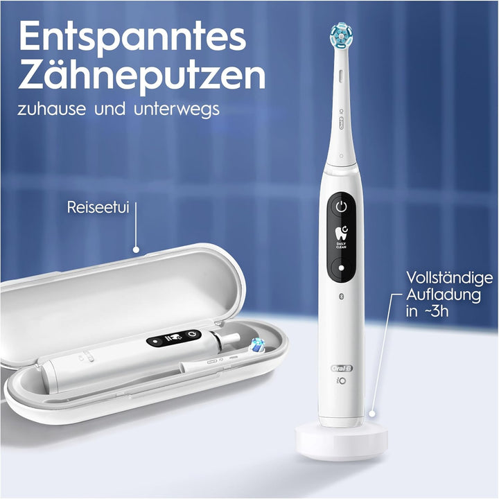 Oral-B iO Series 7 Elektrische Zahnbürste/Electric Toothbrush, 2 Aufsteckbürsten, 5 Putzmodi für Zah