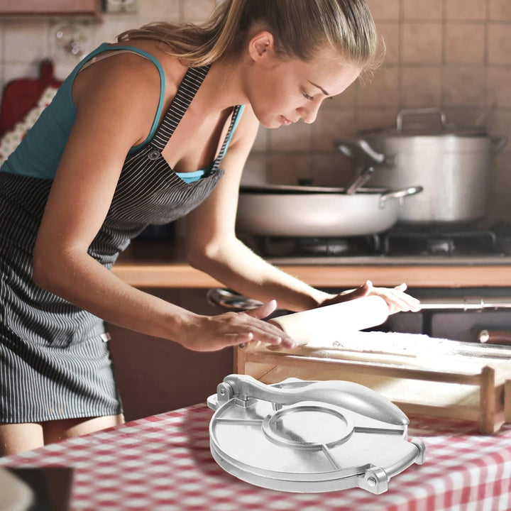 YARNOW Tortilla Maker Tortilla Press Edelstahl Antihaft Pie Teigpresse Maispresse Presspfanne Kuchen
