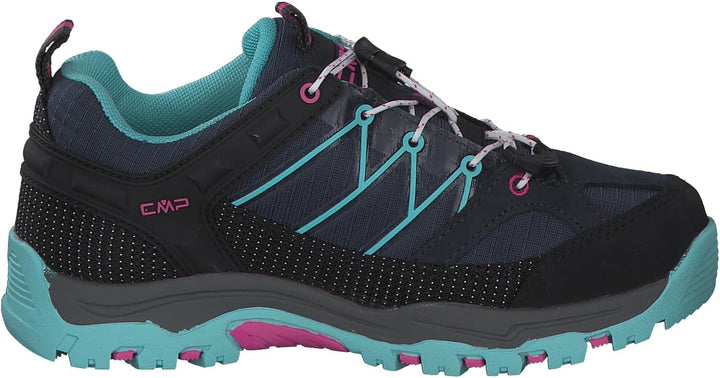 CMP Unisex Kinder Rigel Low Shoe Wp Trekking-& Wanderhalbschuhe 41 EU B Blue Acqua, 41 EU B Blue Acq