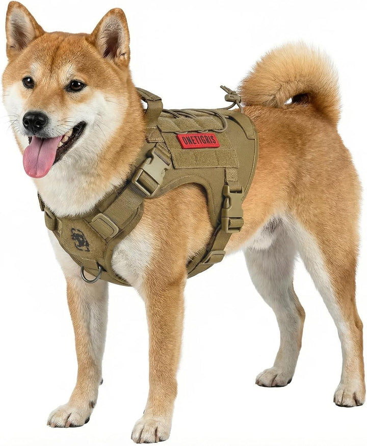 OneTigris Hundegeschirr FIRE Watcher Taktische Hundeweste MOLLE Hundeausbildung Service Hunde Geschi