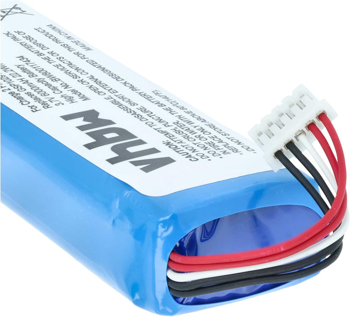 vhbw Akku kompatibel mit JBL Charge 2 Plus, Charge 2+, Charge 3 (2015) Bluetooth Lautsprecher Ersatz