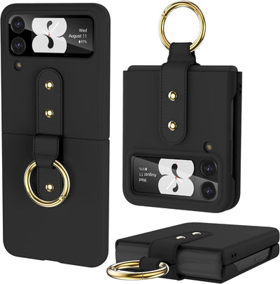 HWeggo Handyhülle für Samsung Galaxy Z Flip 4 Hülle,Ultradünne PC Samsung Z Flip 4 Schutzhülle mit ä