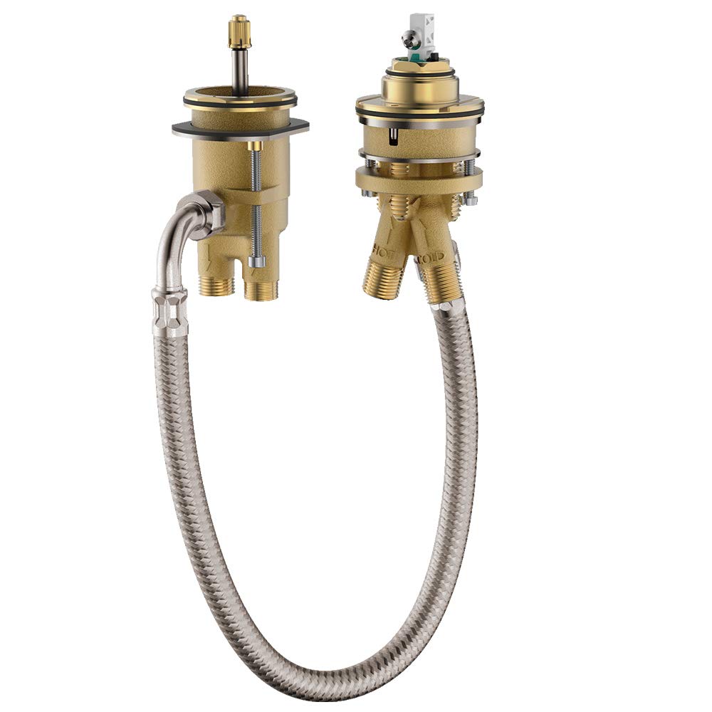hansgrohe Grundkörper, 2-Loch Wannenrandarmatur Einhebelmischer, Zubehör, Mehrfarbig
