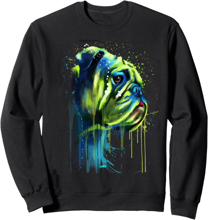 Englische Bulldogge Hund für eine Bulldogge Mama Sweatshirt