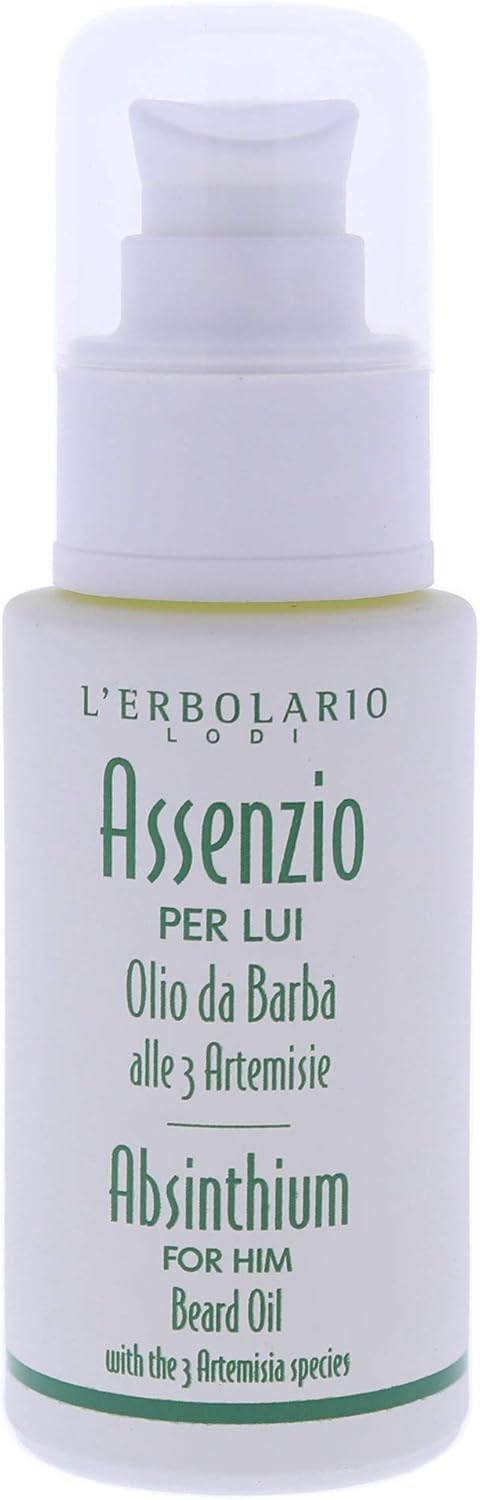 L'Erbolario Absinth für Ihn Bartöl, 1er Pack (1 x 30 ml)