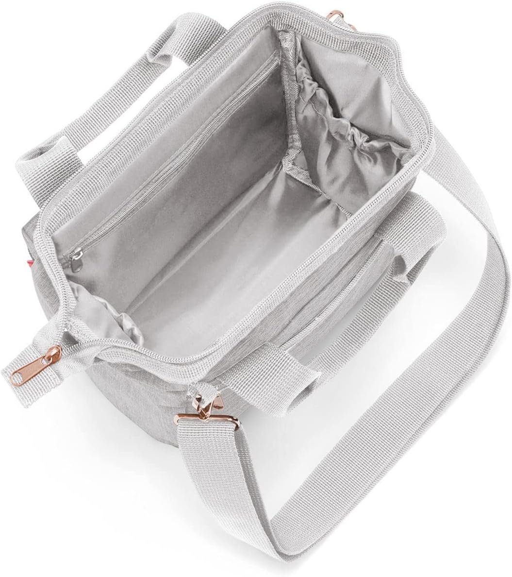 reisenthel Allrounder Cross Twist Sky Rose – Kleine Crossbody Bag mit abnehmbarem und verstellbarem