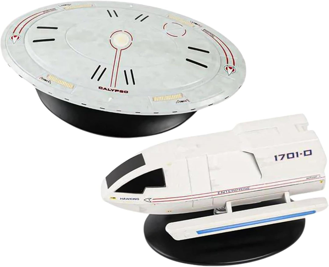 Eaglemoss Sguttel Model Set 2 Type 6 Shuttle, Captains Yacht Calypso