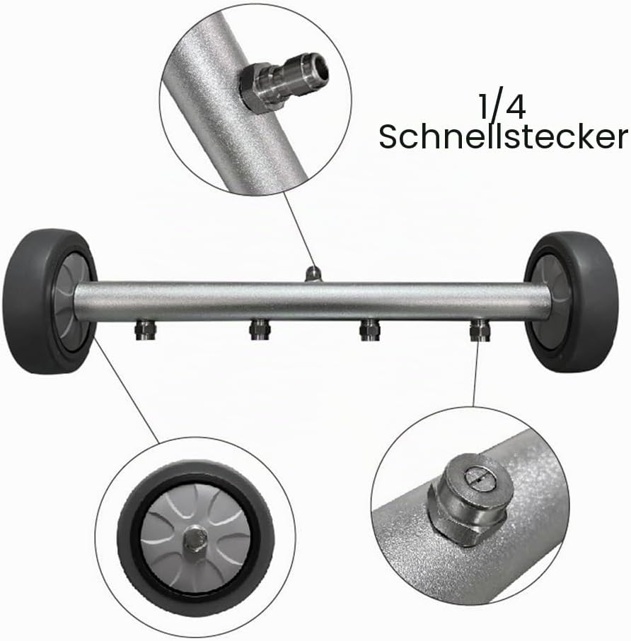 Hochdruckreiniger AutowäSche Fahrgestellwaschanlage Wasserbesen mit 45-Grad-Winkelstange Unterwagenr