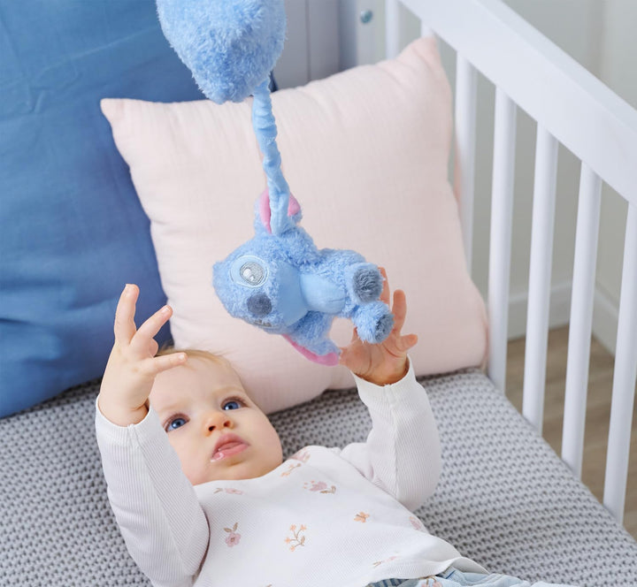 Disney Stitch Spieluhr aus Plüsch – Kuscheltier mit Einschlafmelodie, weicher Stoff, detailreicher C