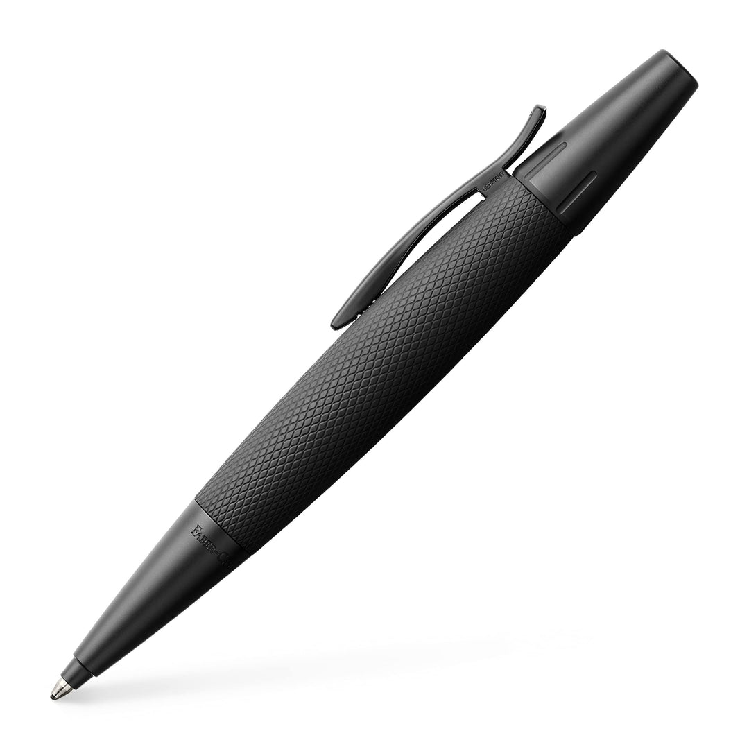 Faber-Castell 148690 - Drehkugelschreiber e-motion Pure Black, Schreibstärke B,1 Stück Kugelschreibe