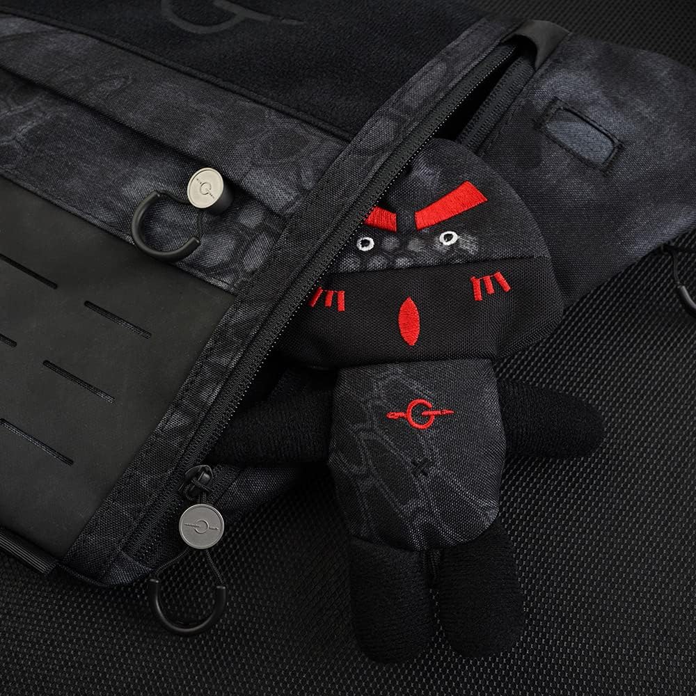 TACTICAL GEEK EXT1 EDC Münzbörse Puppenform Kleingeldbörse Mini Geldbeutel für Damen und Herren Bequ