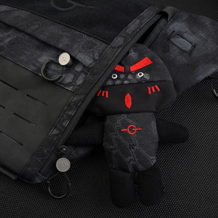 TACTICAL GEEK EXT1 EDC Münzbörse Puppenform Kleingeldbörse Mini Geldbeutel für Damen und Herren Bequ