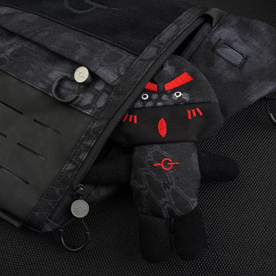 TACTICAL GEEK EXT1 EDC Münzbörse Puppenform Kleingeldbörse Mini Geldbeutel für Damen und Herren Bequ