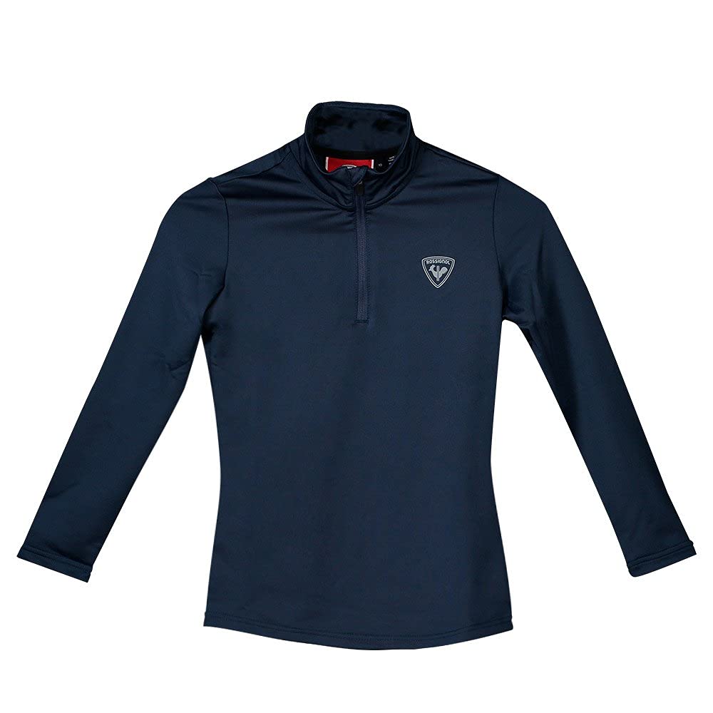 Rossignol Jungen Boy 1/2 Zip Warm Stretch Technisches Fleece 8 Jahre Dunkelblau, 8 Jahre Dunkelblau