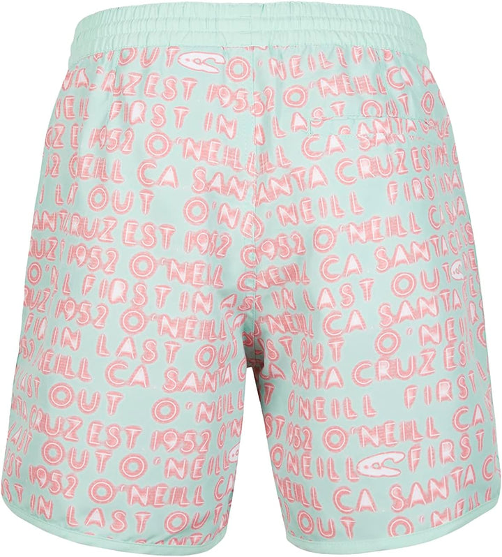 O'Neill Herren Badehose S-M 35044 Beach Glass Neon Lights, S-M 35044 Beach Glass Neon Lights
