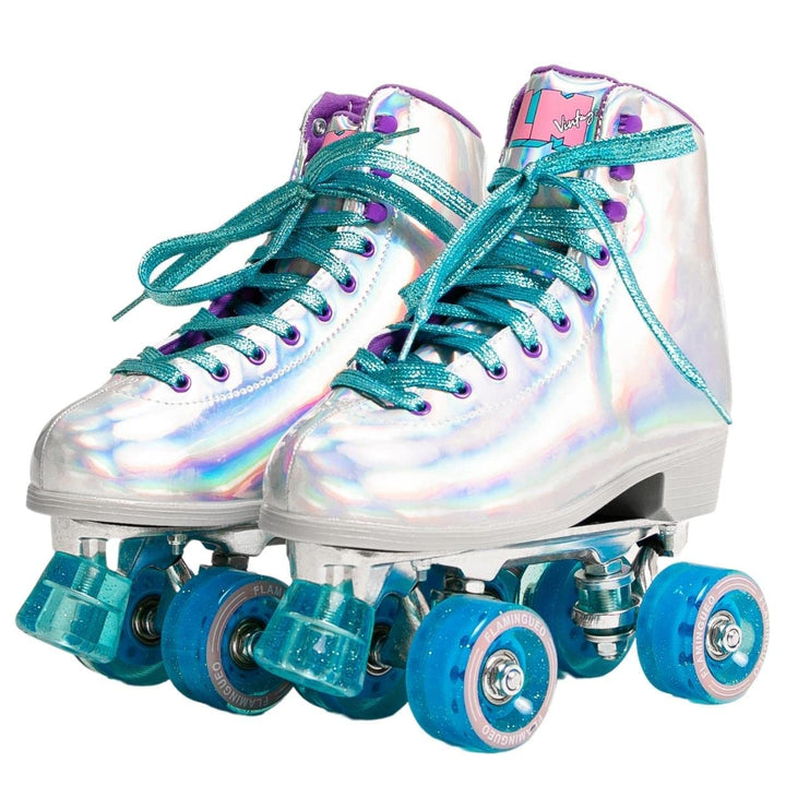 Flamingueo Rollschuhe - Rollerskates, Rollschuhe Mädchen, Schlittschuhe, Discoroller, Roller Blades