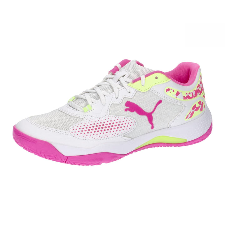 PUMA Herren Solarcourt RCT Fussballschuh 36 EU Puma White Ravish Fast Yellow, 36 EU Puma White Ravis