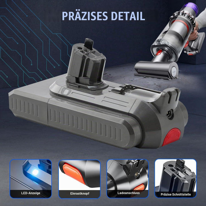 V11/V15 Battery Replacement for Dyson Click-in Battery Compatible with V11/V15/SV15/SV16/SV22 Series