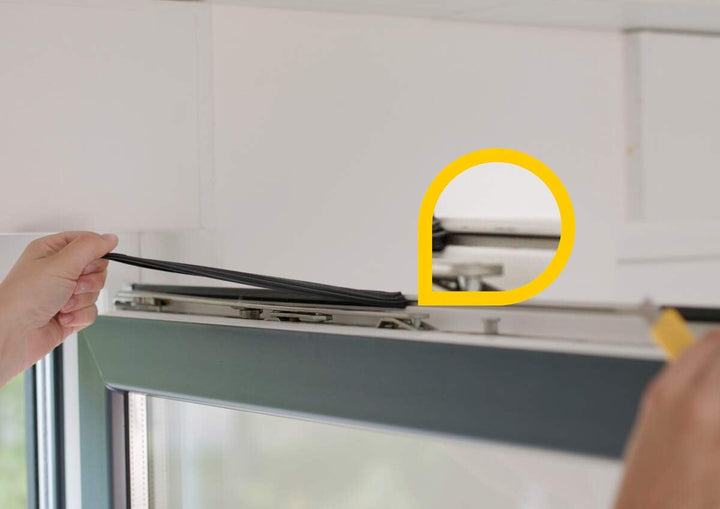 Schellenberg 46600 Universal-Fensterlüfter Passivlüftung für den Fensterflügel, Weiss Weiss Erweiter