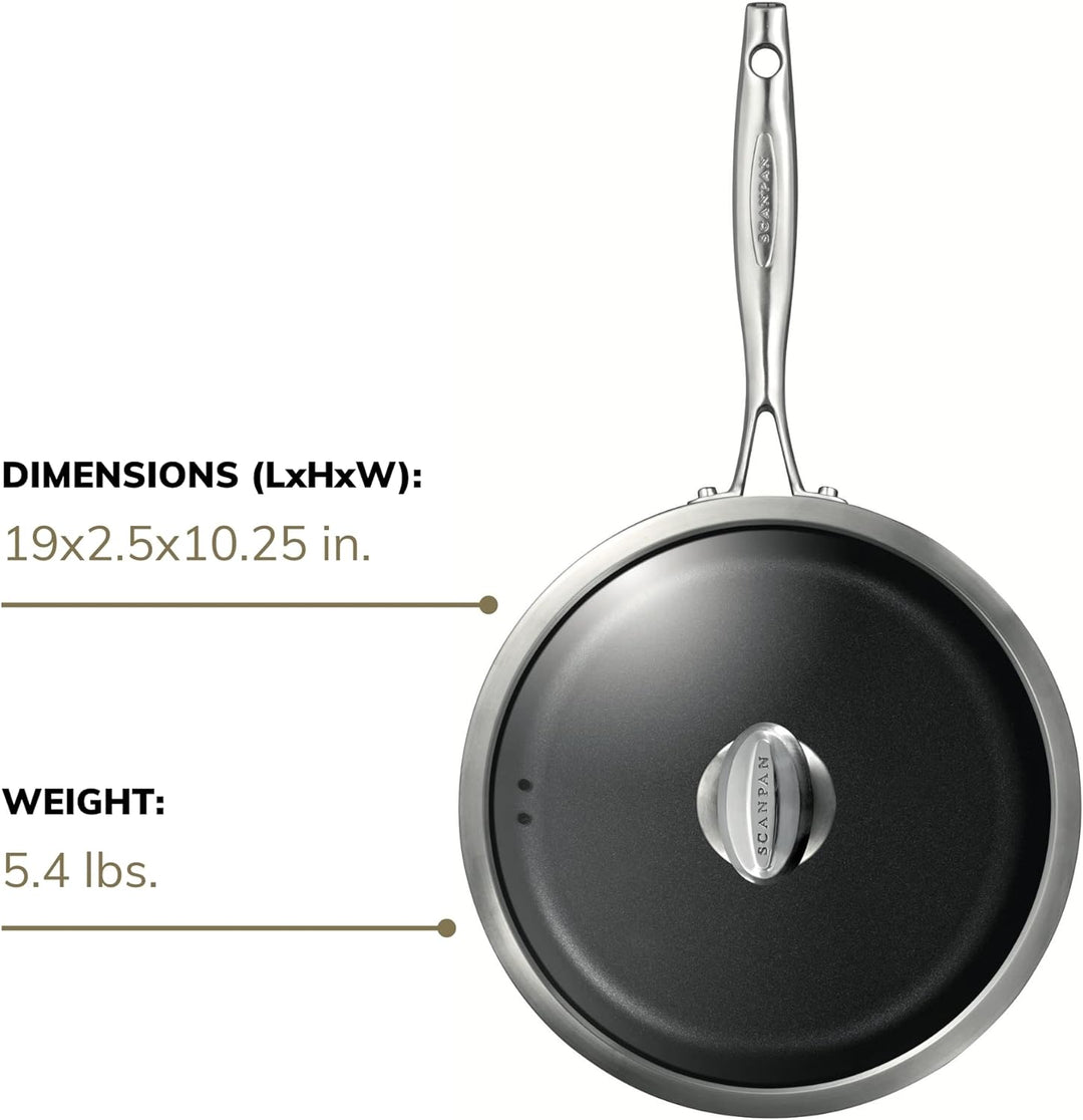 Scanpan 68102600 Schmorpfanne mit Deckel - Pro IQ, 26 cm