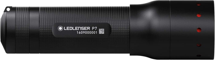 Ledlenser, P7 Taschenlampe mit Advanced Focus System Schwarz, Schwarz
