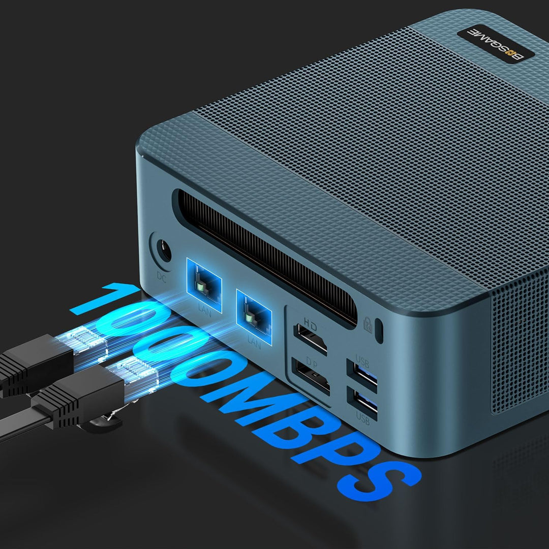 BOSGAME P2 Gaming PC, with Intel Core i7-12700H Processor, 14C/20T (Up to 4.7GHz), DDR5 16GB RAM 512