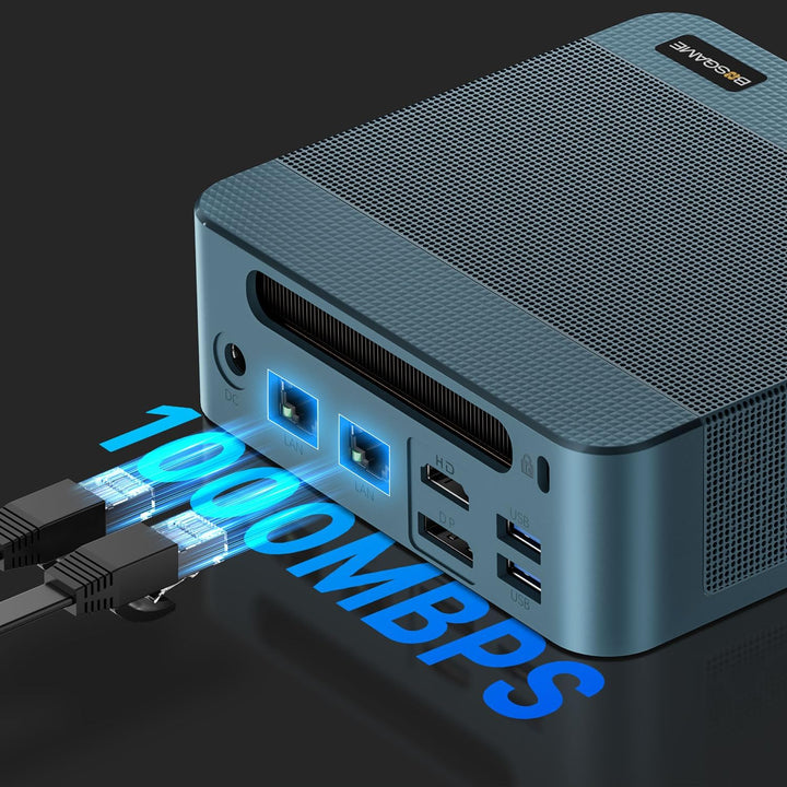 BOSGAME P2 Gaming PC, with Intel Core i7-12700H Processor, 14C/20T (Up to 4.7GHz), DDR5 16GB RAM 512