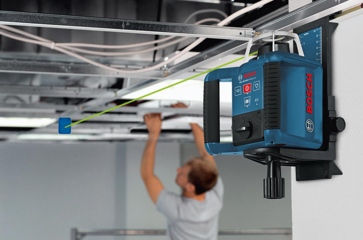 Bosch Professional Rotationslaser GRL 300 HVG (grüner Laser, Laserempfänger LR 1 G, Arbeitsbereich: