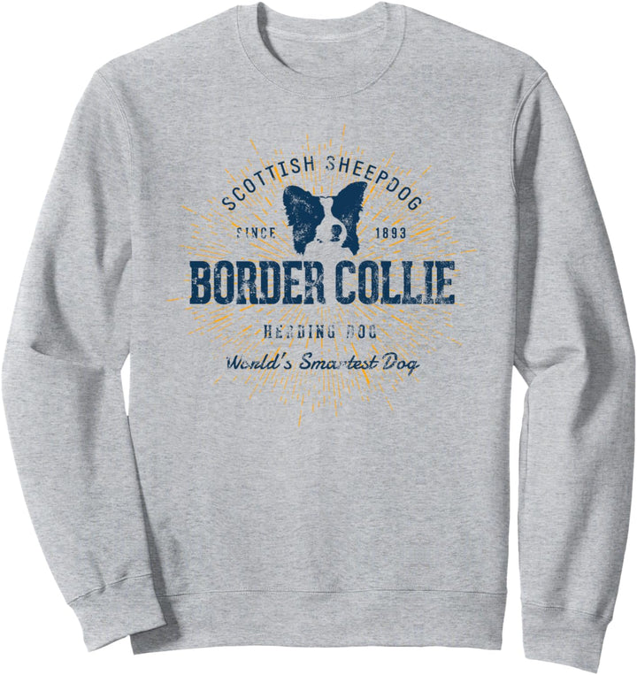 Retro Vintage Border Collie Sweatshirt