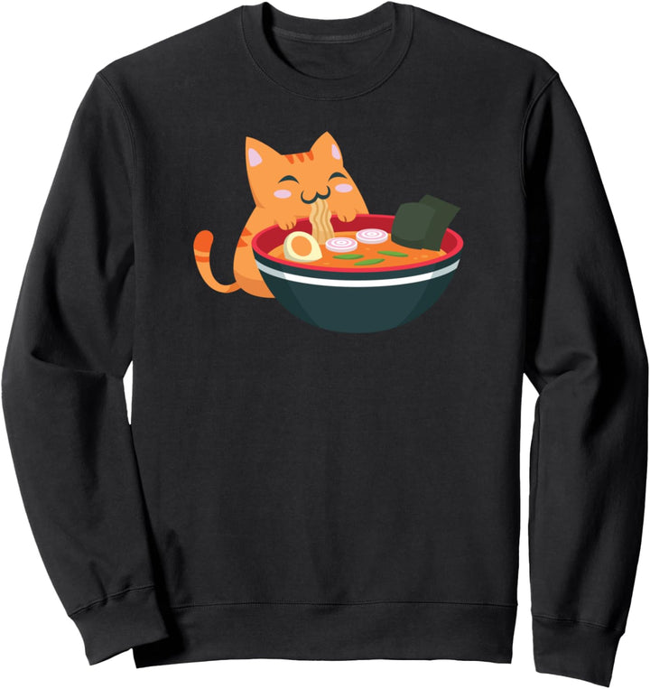 Kawaii Katze Ramen Japan Anime Sweatshirt
