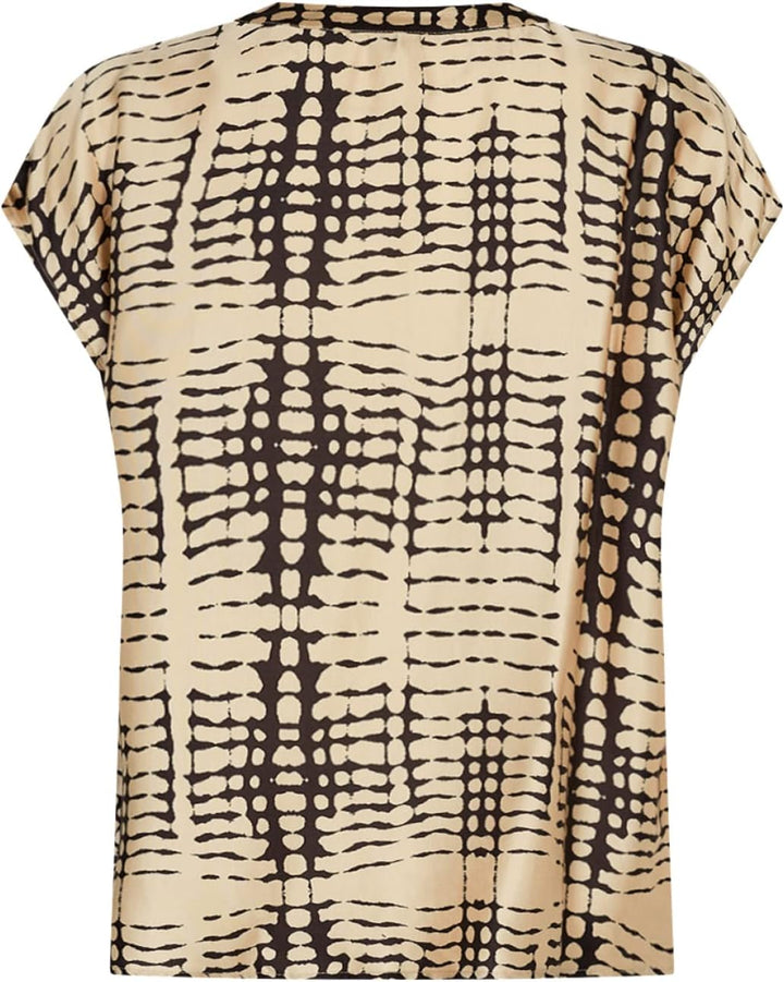 SOYACONCEPT Damen Blouse, Sand Combi