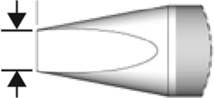JBC C245741 Spezial-Lötspitze für T245, 2.4 x 0.6 HT & C245030 Lötspitze für T245, spitz Bundle mit