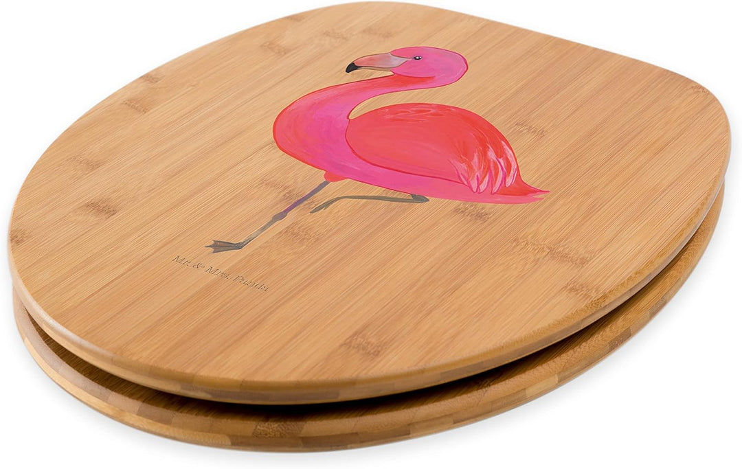 Mr. & Mrs. Panda Motiv WC Sitz Flamingo classic - Geschenk, Stolz, einzigartig, WC-Sitz, Klobrille,