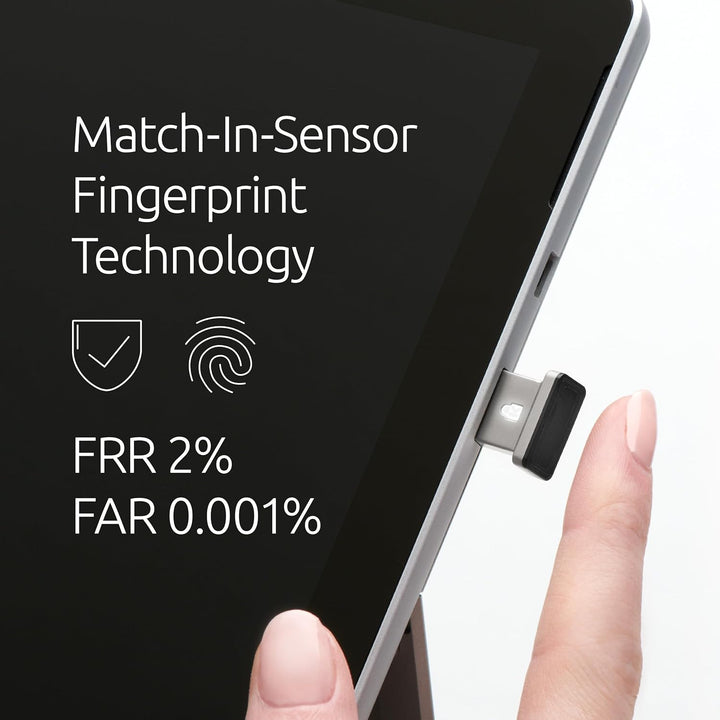 Kensington VeriMark™ IT Fingerabdruck-Schlüssel – FIDO2/WebAuth, Windows Hello™ & Windows Hello for