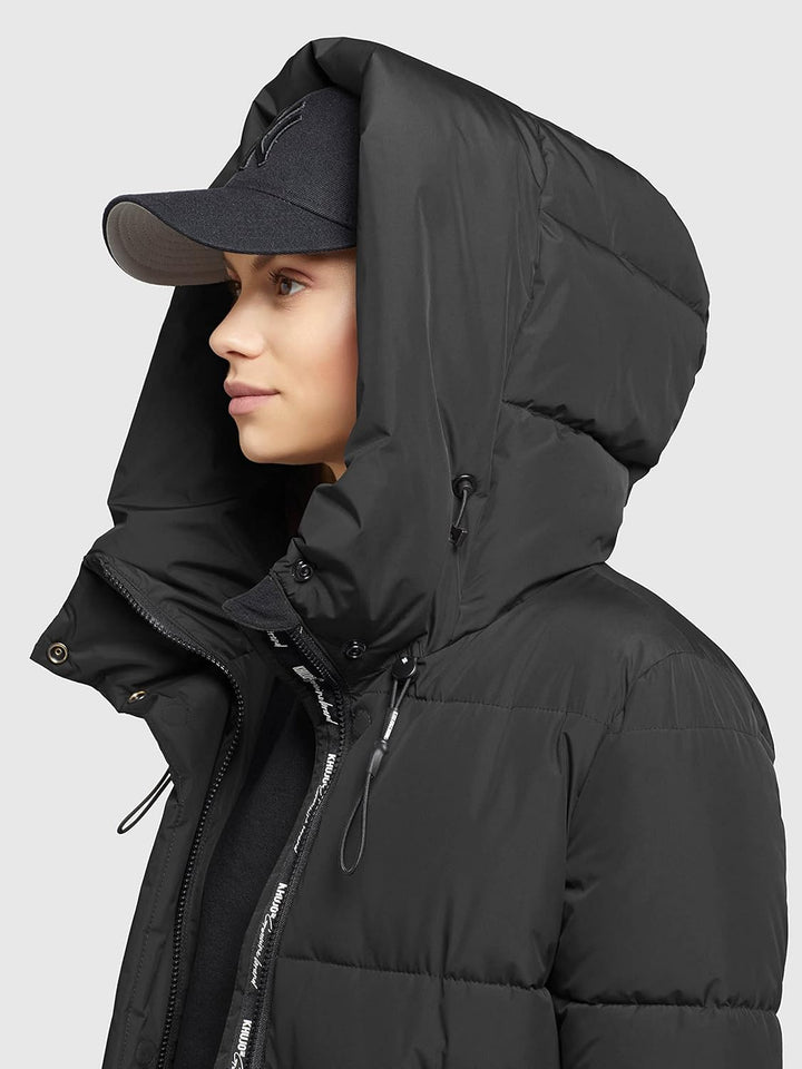 Khujo Damen Steppmantel Soulani 2 XS Schwarz, XS Schwarz