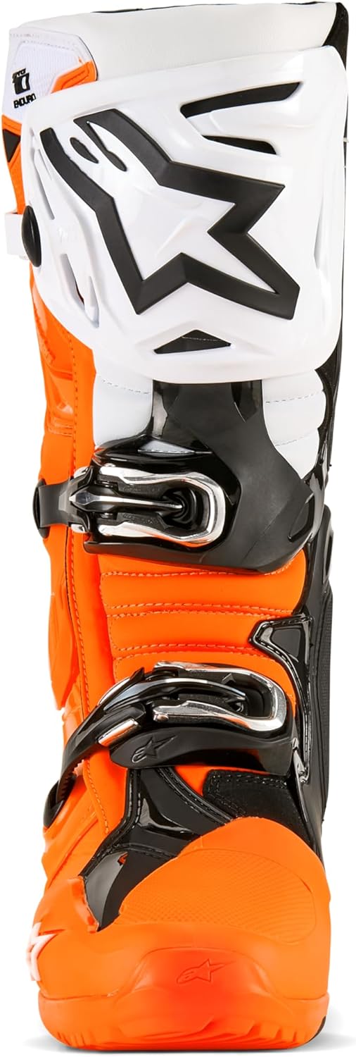 Alpinestars Motocross-Stiefel Tech 10 Enduro Orange Gr. 45.5 45.5 EU Arancione Nero, 45.5 EU Arancio