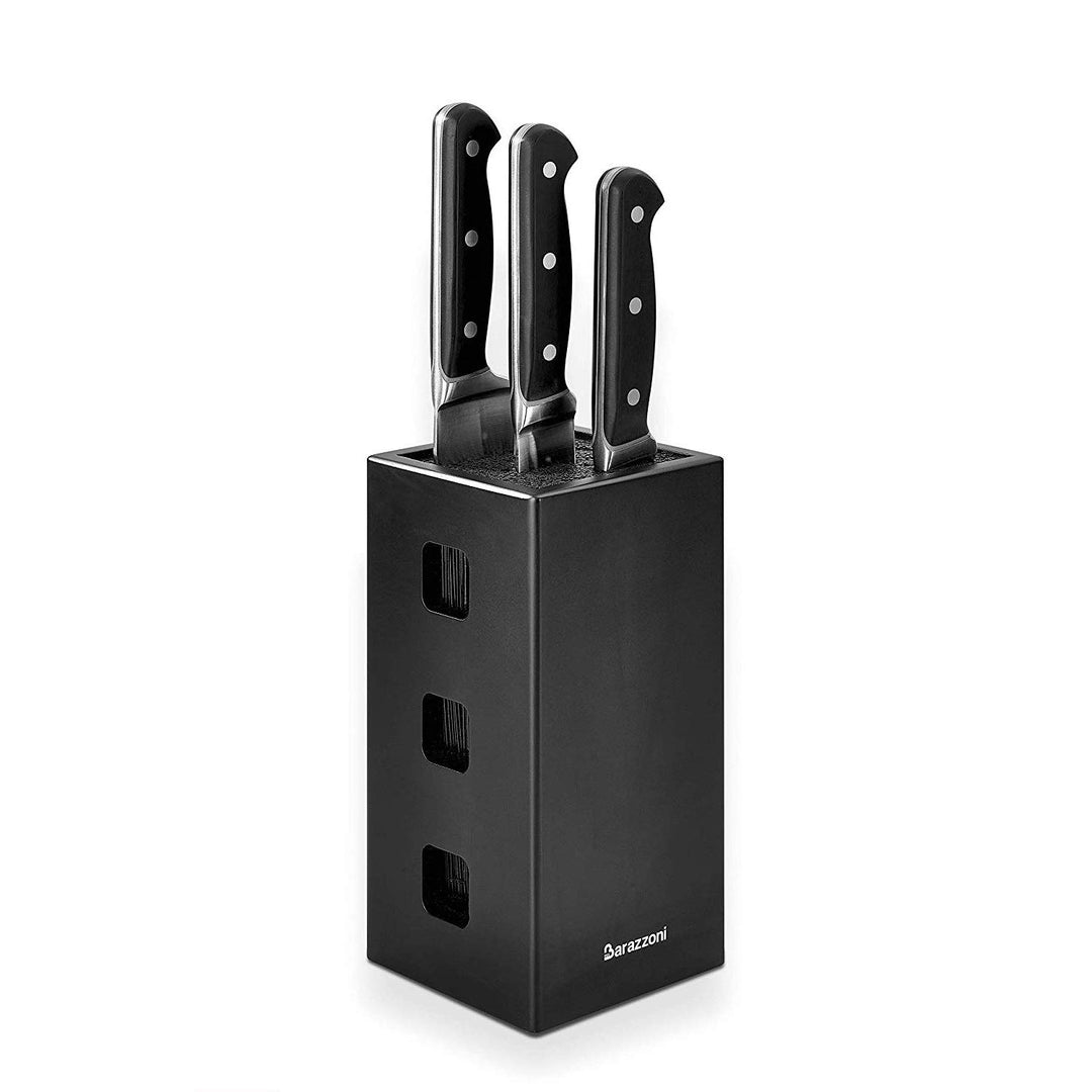 Messerblock Holz schwarz
