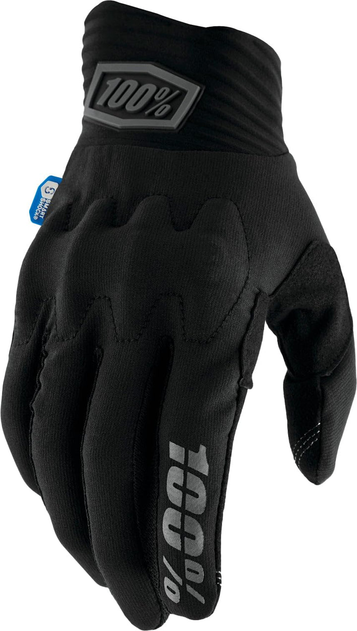 100%, Cognito SMART Shock Gloves, Adult, XL, Black