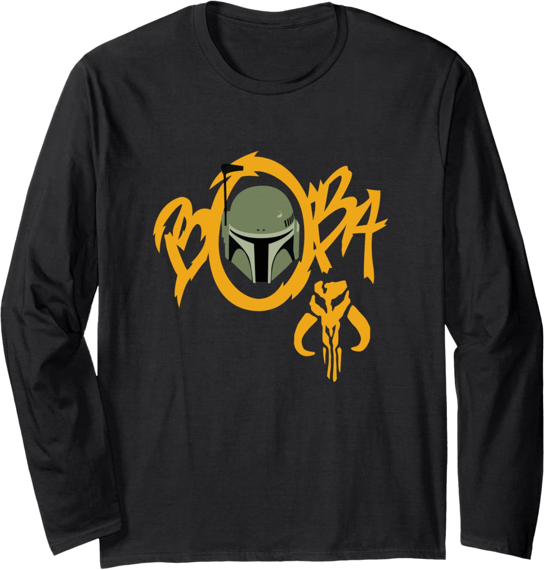 Star Wars The Book of Boba Fett Street Art Langarmshirt
